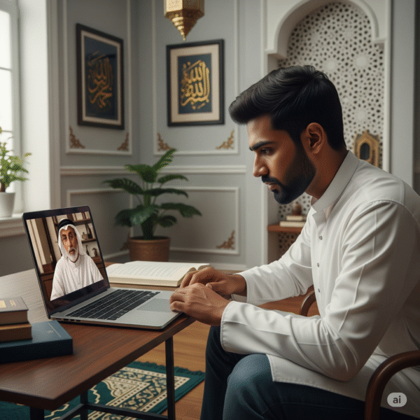 Islamic Studies Online live class with native Arab teacher